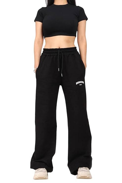 Bonkers Black Relaxed Fit Joggers