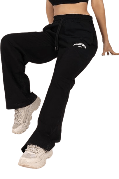 Bonkers Black Relaxed Fit Joggers - Image 2